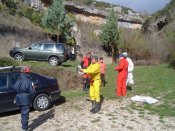 Preparándose para ir de limpieza